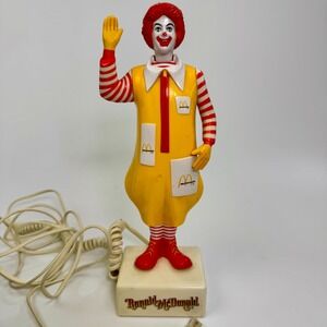 Vintage 1985 Ronald McDonald Landline Telephone Model 729ZT TESTED WORKS